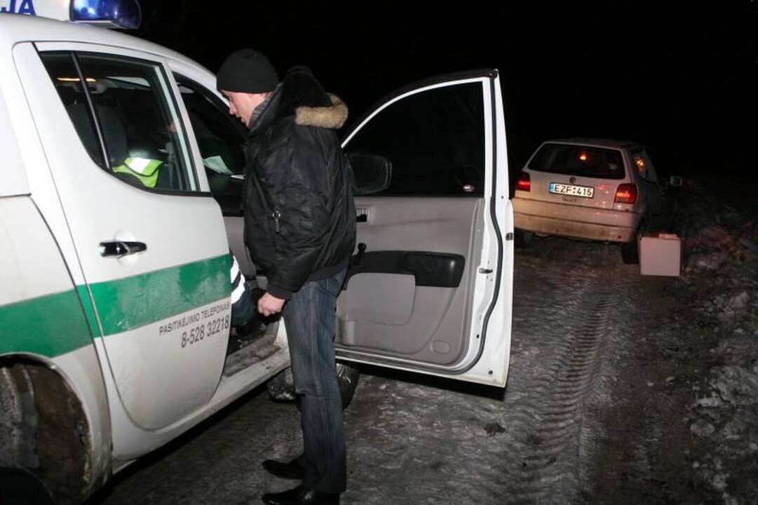 Briedį partrenkęs vairuotojas: galvojau, kad žmogus
