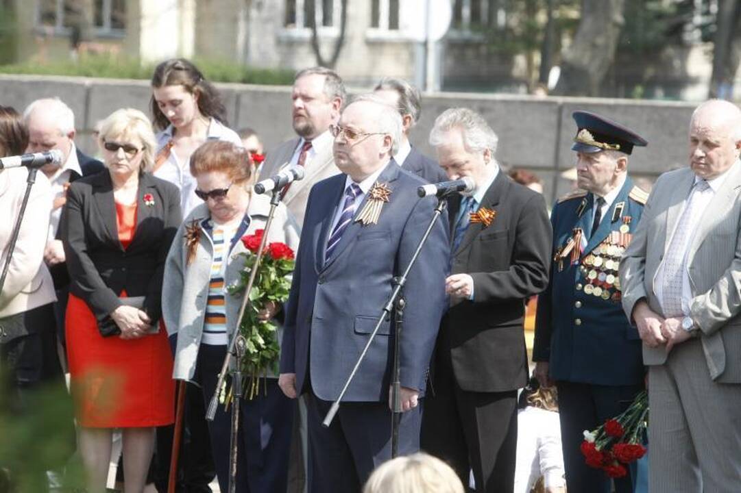 Klaipėdiečiai paminėjo  Pergalės dieną   