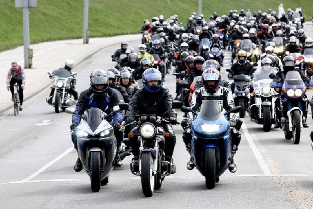 Vilniuje riaumojo tūkstančių motociklų motorai