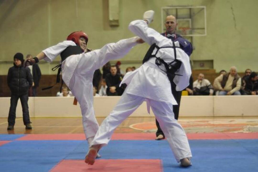 Klaipėdiečiai siautė Latvijos karate čempionate