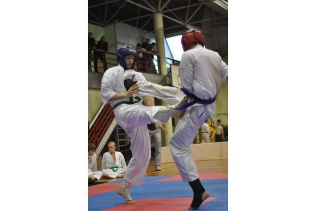 Klaipėdiečiai siautė Latvijos karate čempionate