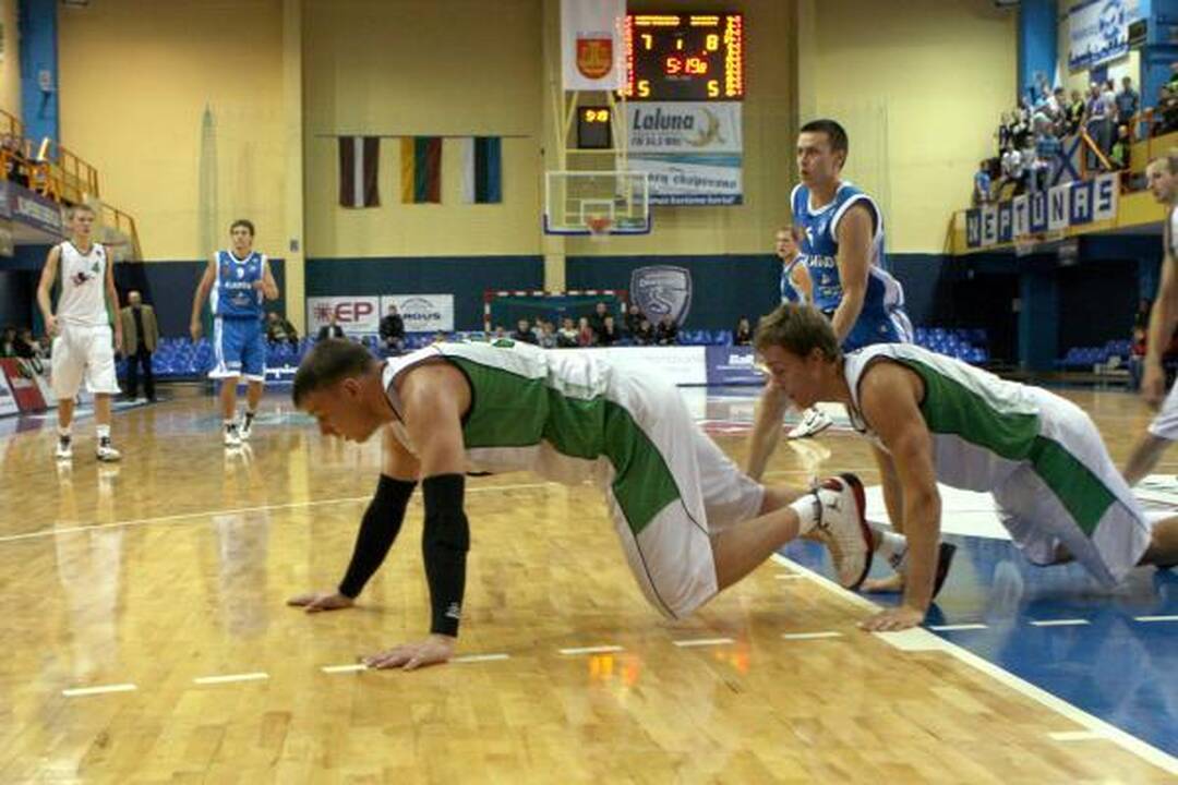 R.Kuncaitis džiaugėsi „Neptūno“žaidėjų kovingumu