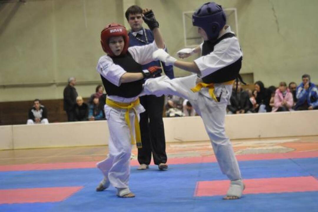 Klaipėdiečiai siautė Latvijos karate čempionate