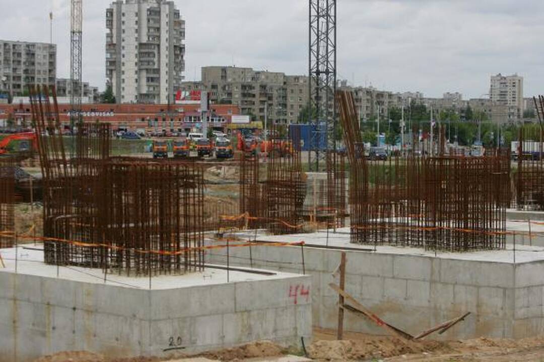 Nacionalinio stadiono statybose - auka