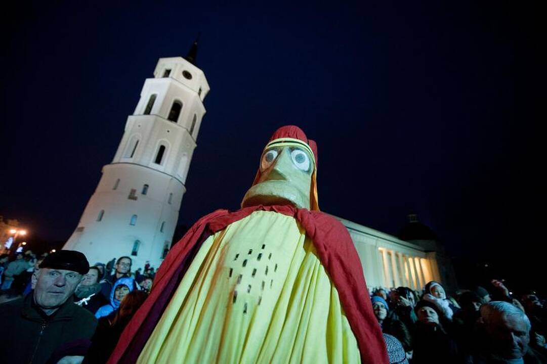 Su Kalėdų eglutėmis Vilniuje atsisveikinti atėjo ir Trys karaliai