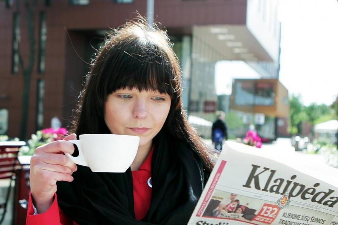 Rytas – su dienraščiu „Klaipėda“ ir kava