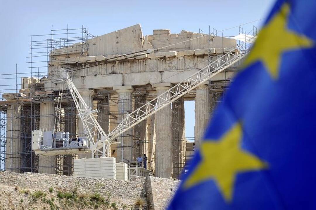 Graikai Europos              už ūsų netampys   