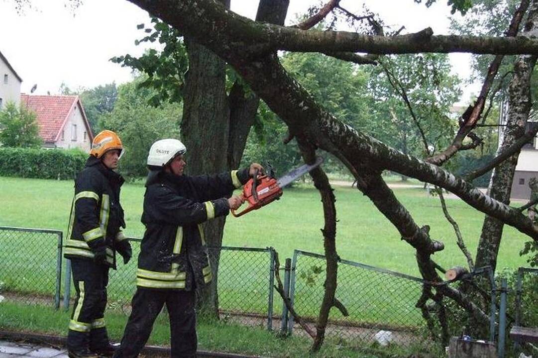Po alinančios kaitros – vėtros smūgis   