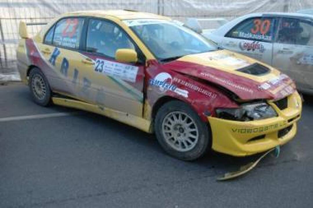 Branda: pernykščiai čempionai V.Švedas ir Ž.Sakalauskas "Swedbank Rally 2009" nepadarė nė vienos klaidos.