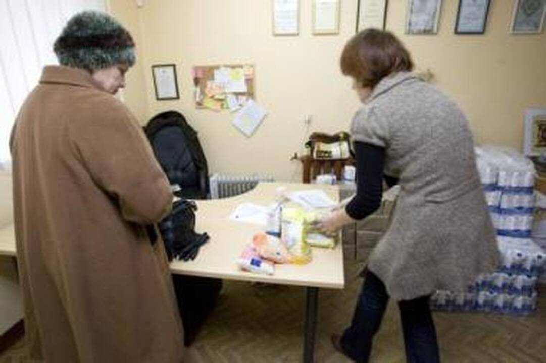 Kasdienybė: į "Maisto banko" sandėlius kas rytą atvežama naujų produktų.