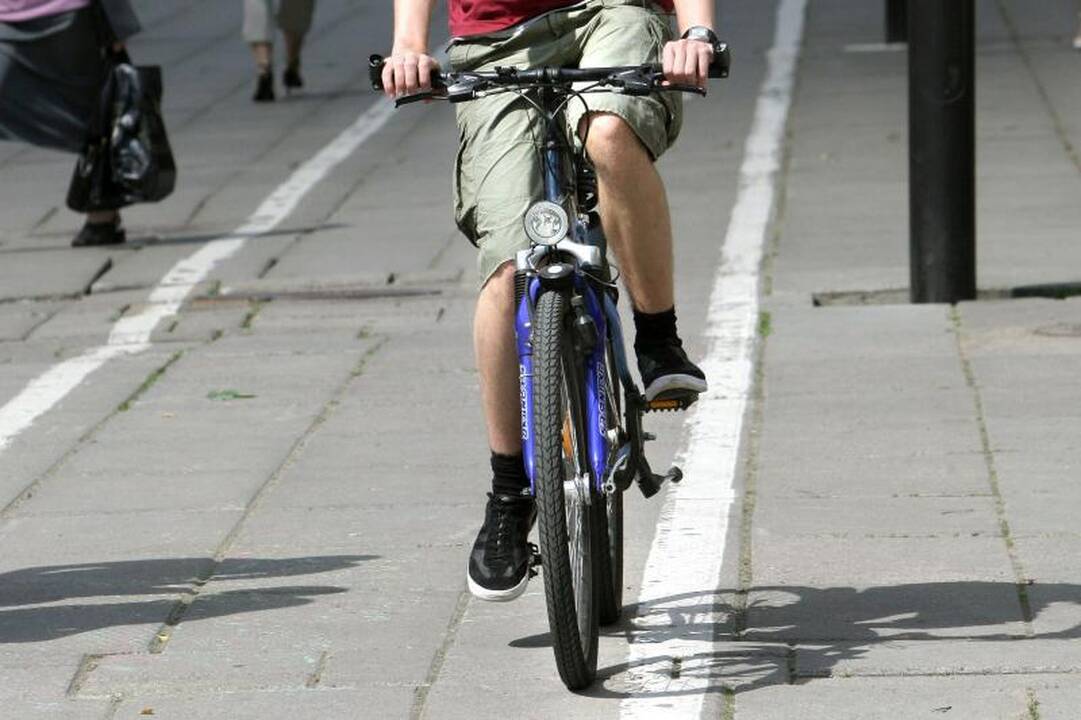 Vilniečiai nesidžiaugs pavyzdine dviračių trasa