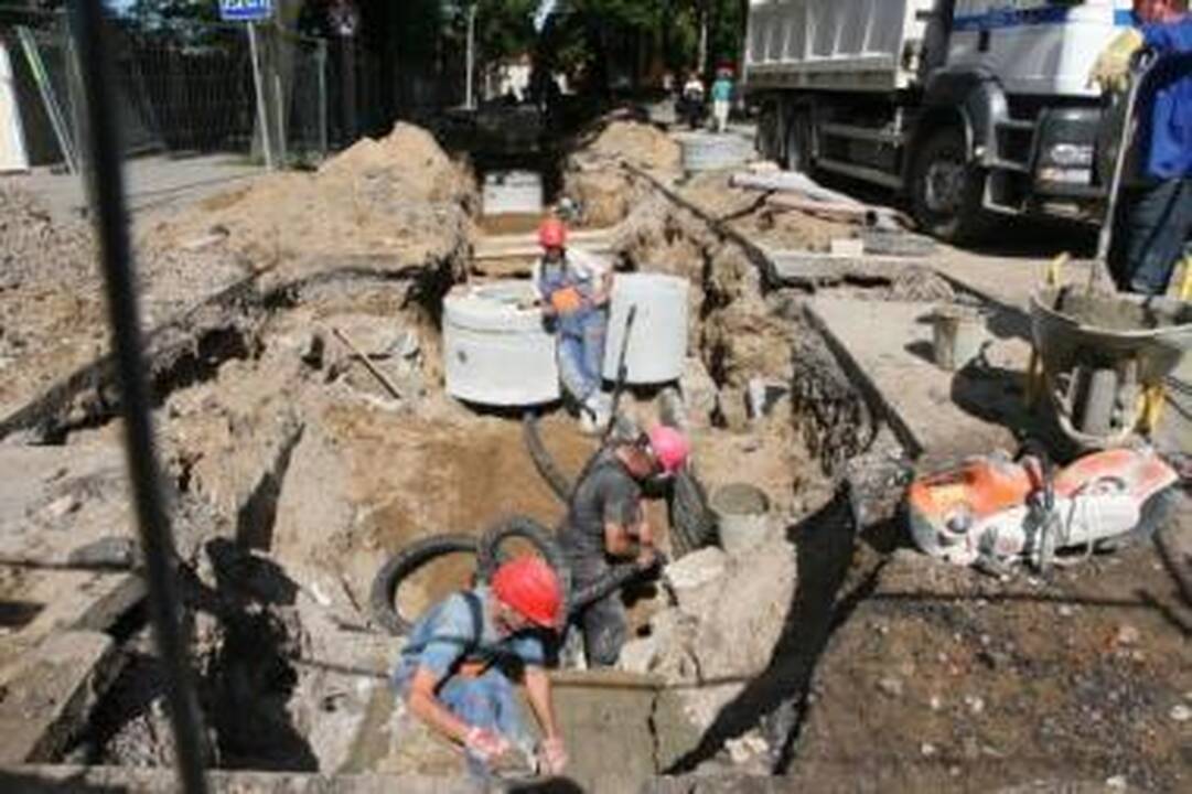 Darbai: šiemet bendrovė "Klaipėdos energija" pakeis apie 3 km senų ir nuties 1,2 km naujų šilumos trasų.