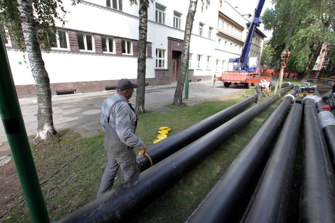 Klaipėdoje baigiama renovuoti šilumos trasas