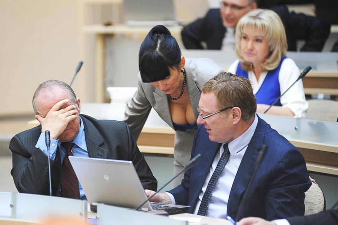 Per oficialius posėdžius politikai pramogauja