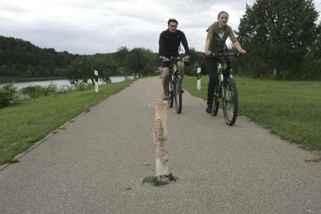Dviračių takas palei Nemuną – trasa su netikėtomis kliūtimis