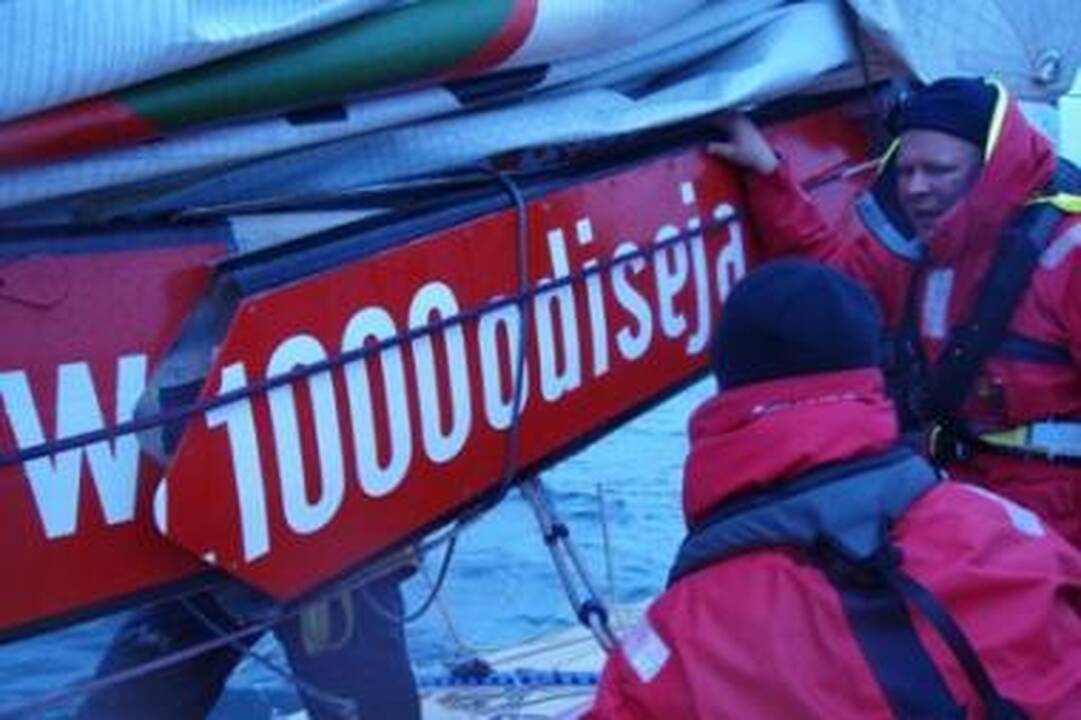 Gedimai: didžiausias išbandymas "Ambersail" laukė Baltijos jūroje, jau grįžtant į namus.