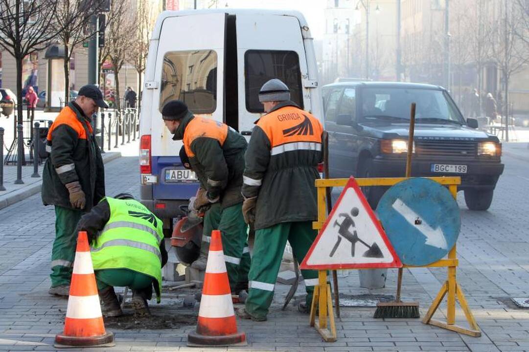 Byrančios Gedimino pr. trinkeles kainuos 10 mln. Lt