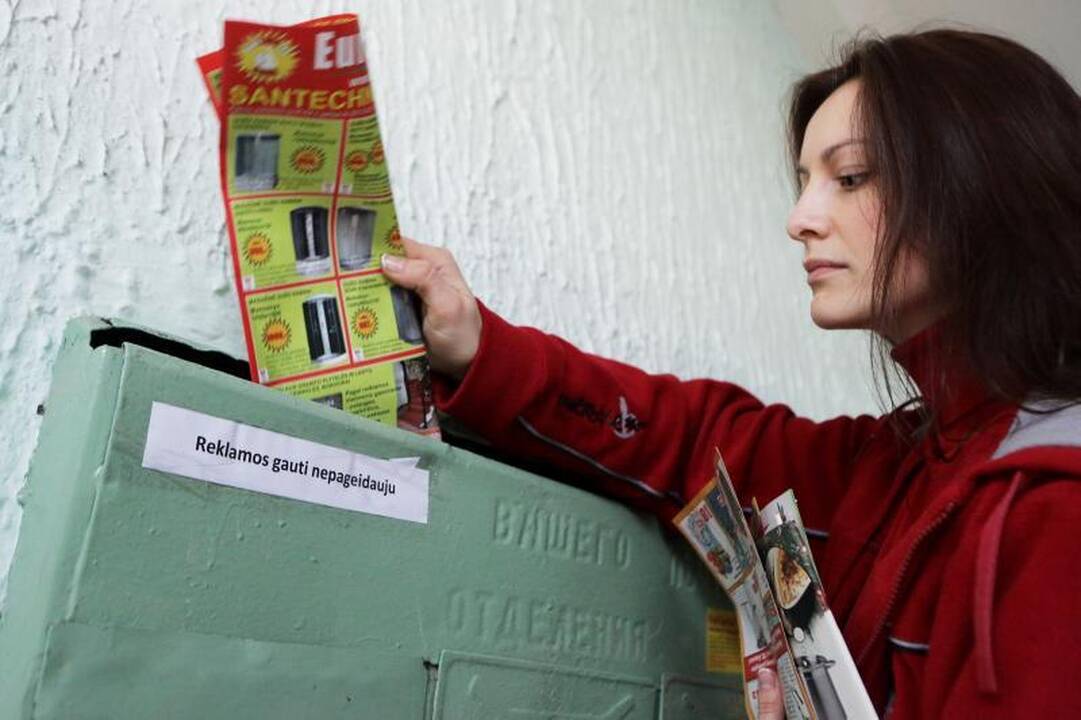 Naujas įstatymas šluoja reklamą iš pašto dėžučių