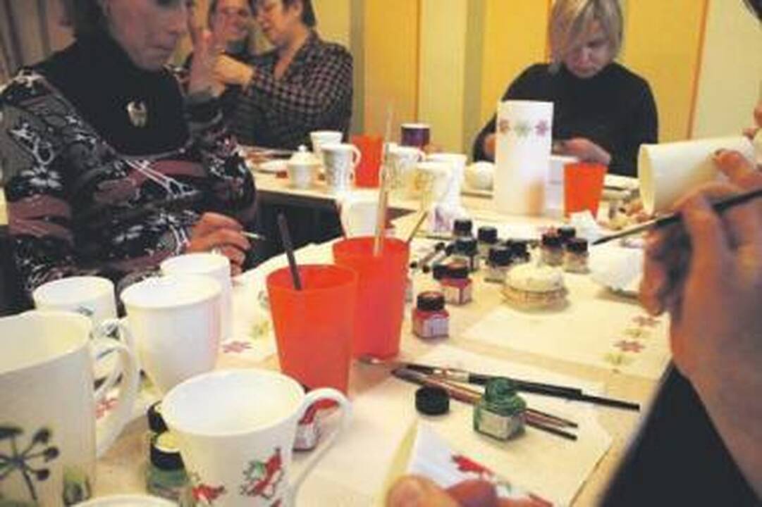 Paveikslėliai ant šilko rėmelių