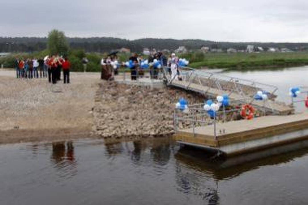 Galimybės: nauja prieplauka į Kulautuvą atvėrė vandens kelius.
