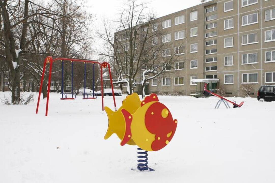 Pusnyse dygsta vaikų žaidimų aikštelės  