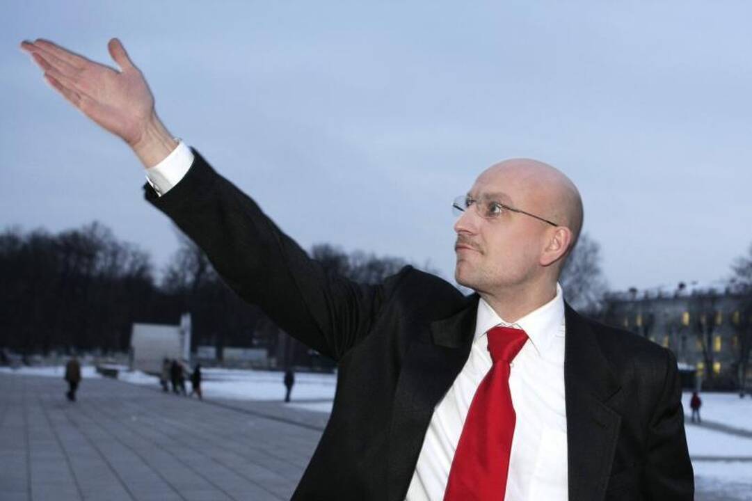 A.Smetoną vaidinsiantis R. Šimukauskas: jis nebuvo bailys