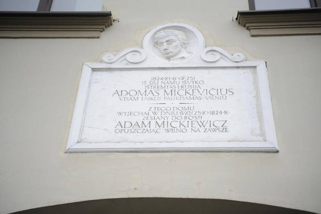A.Mickevičiaus neturto pažymėtas sostinės senamiestis