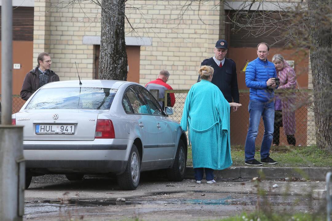 Sprogimas prie Santariškių klinikų