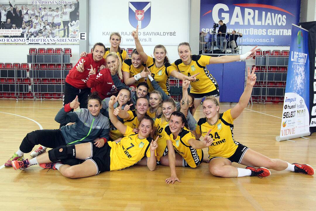 Rankinio supertaurė: „Garliava“ –„Žalgiris“ 31:32