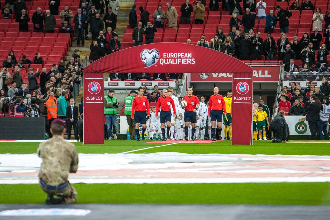 Lietuva - Anglija "Wembley" stadione