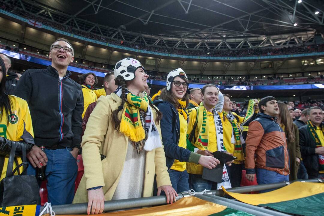 Lietuva - Anglija "Wembley" stadione