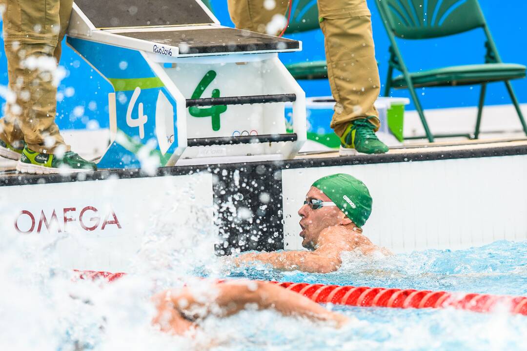 J. Kinderio pasirodymas olimpiadoje