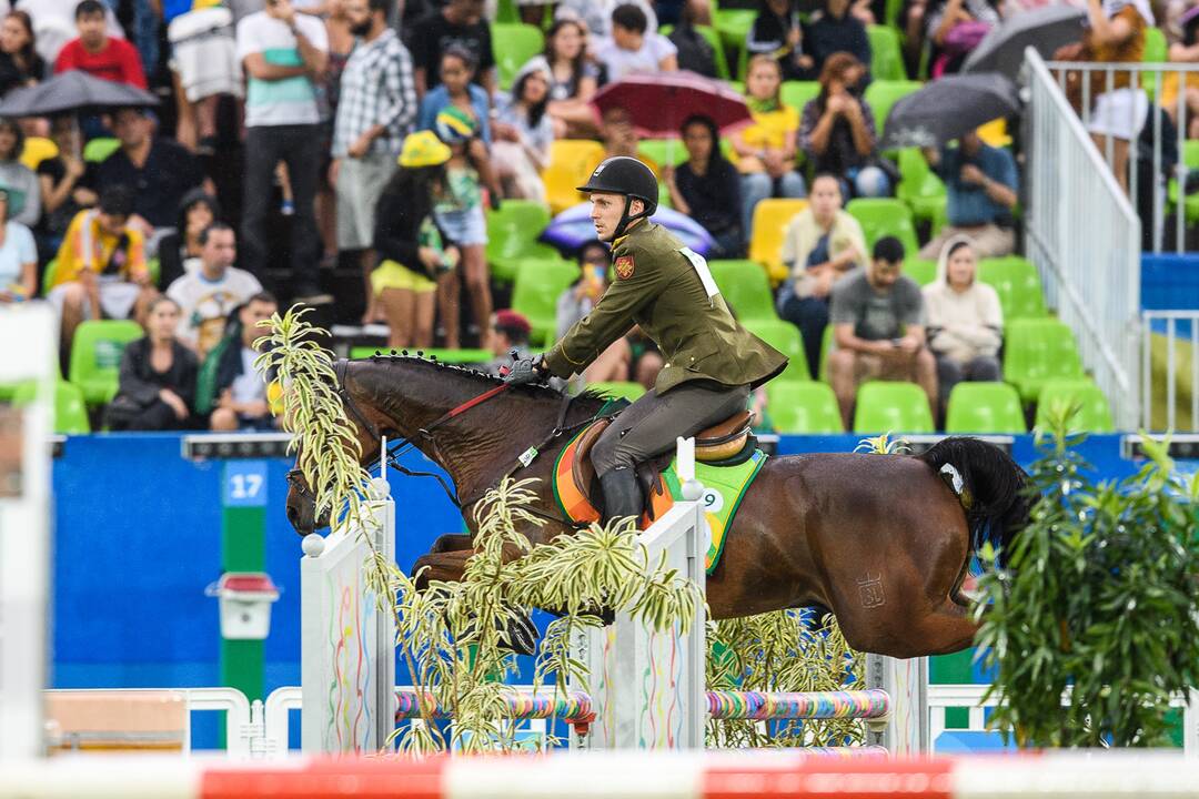 J. Kinderio pasirodymas olimpiadoje