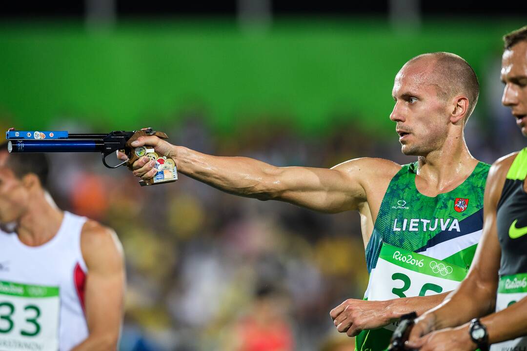 J. Kinderio pasirodymas olimpiadoje