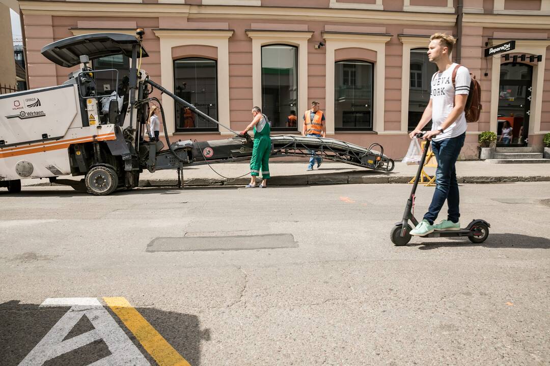 Vilniuje atnaujinama Totorių gatvė