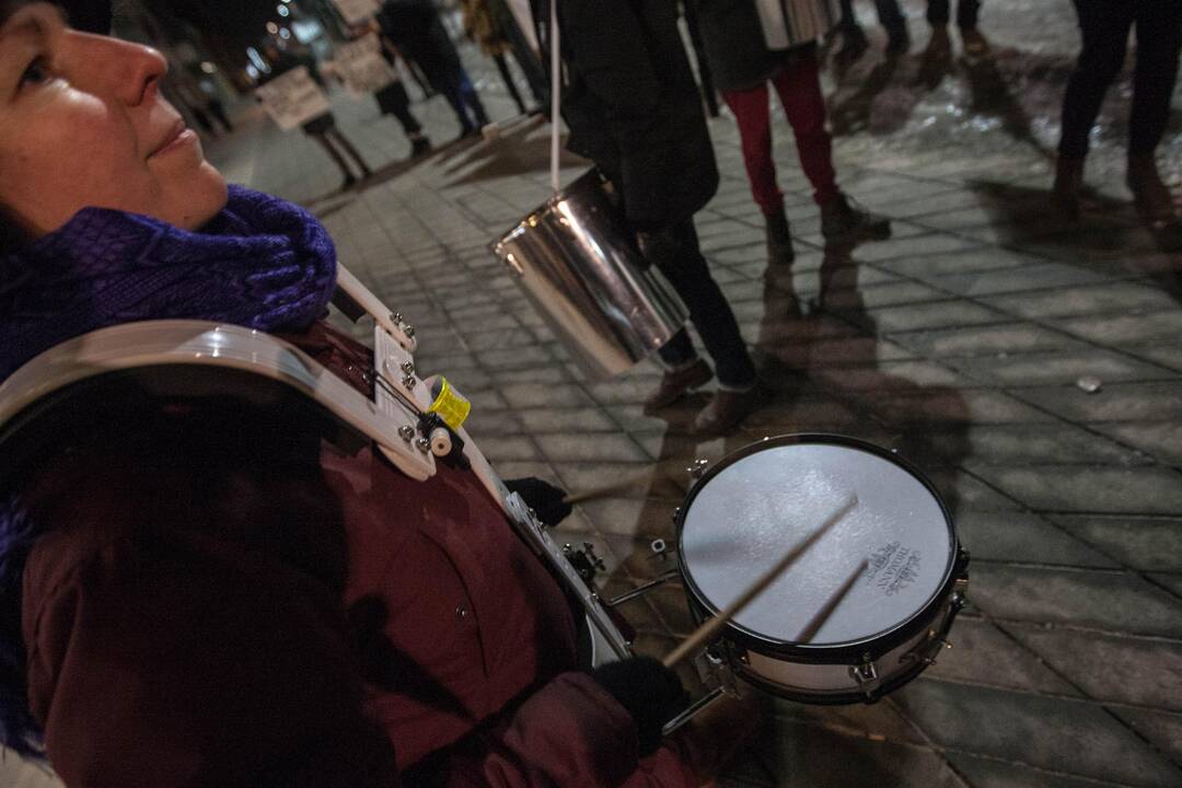 Protestas prie  restorano "Casa della pasta"