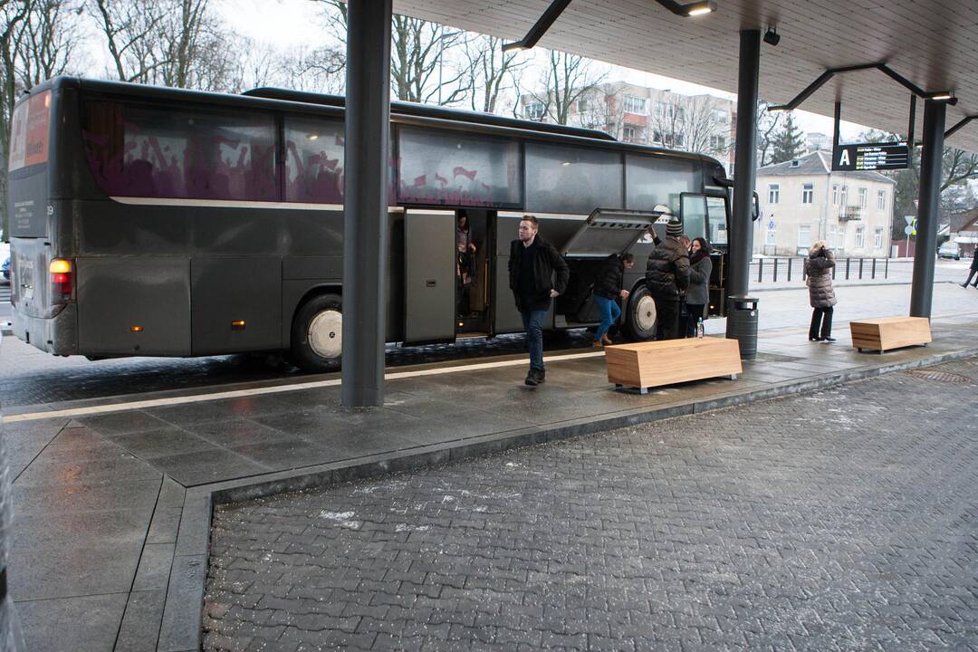 Pirma diena Kauno autobusų stotyje