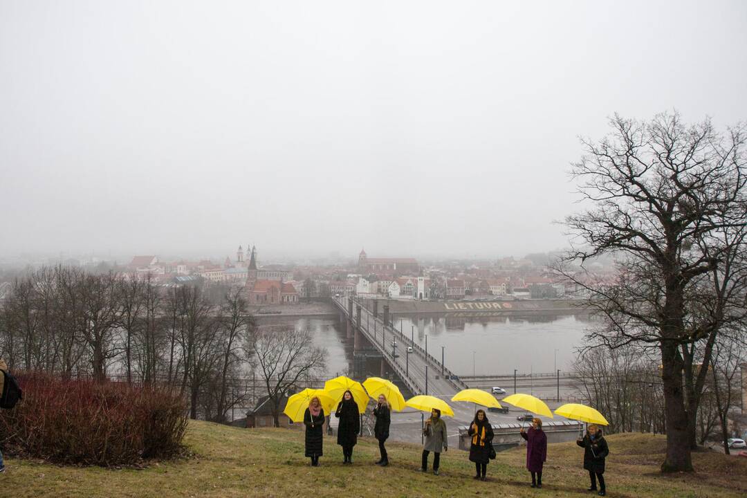 Tautiška giesmė ant Aleksoto kalno