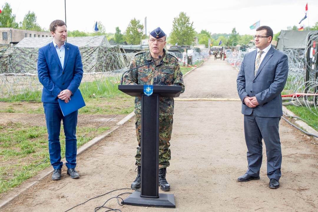 Kaune rengiamasi NATO karių pratyboms