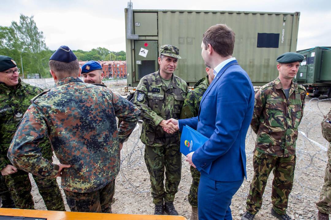 Kaune rengiamasi NATO karių pratyboms