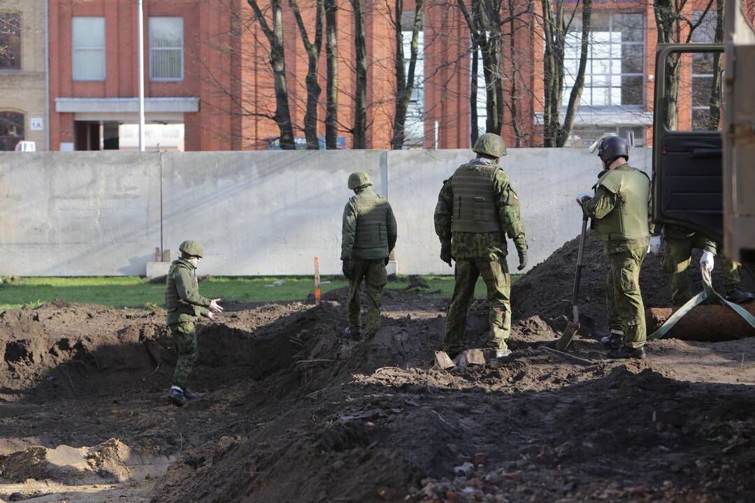 Klaipėdoje rasta milžiniška bomba