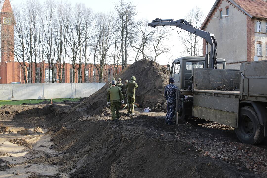 Klaipėdoje rasta milžiniška bomba