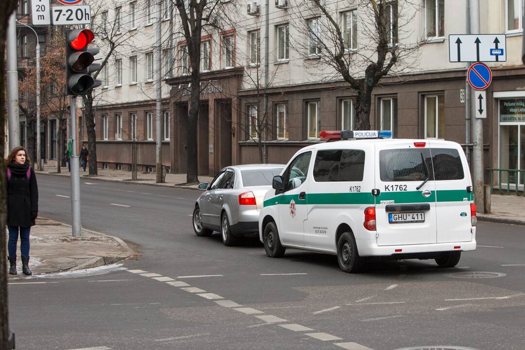 Avarija Kęstučio ir Mickevičiaus gatvių sankryžoje