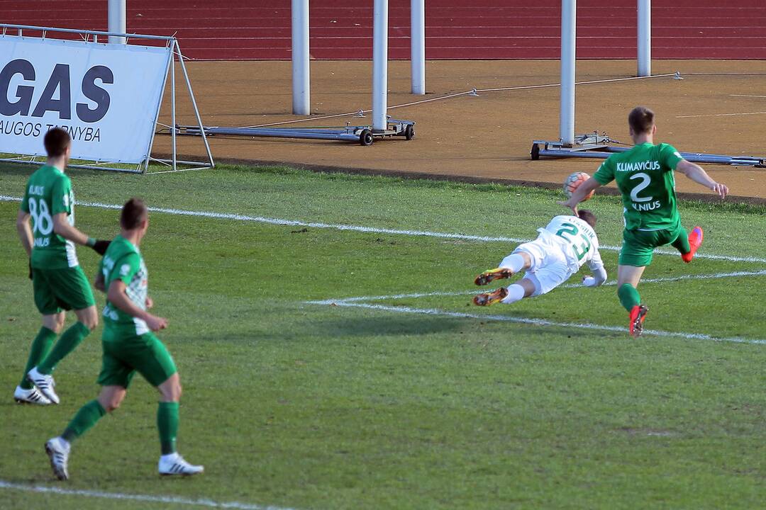 A lyga: „Kauno Žalgiris“ – Vilniaus „Žalgiris“ 0:2