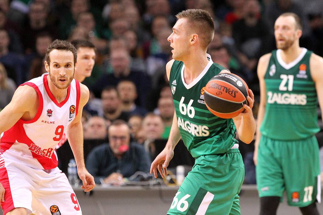 Eurolyga: „Žalgiris“ – „Baskonia“ 77:97