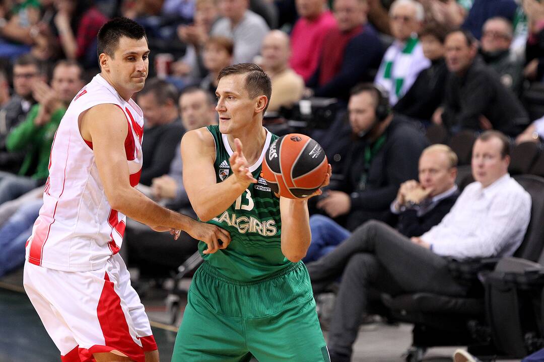 Eurolyga: „Žalgiris“ – „Crvena zvezda“ 78:76