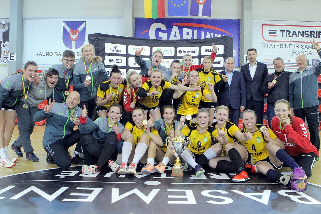 LRF taurės finalas: „Žalgiris“ – „Garliava“ 32:30