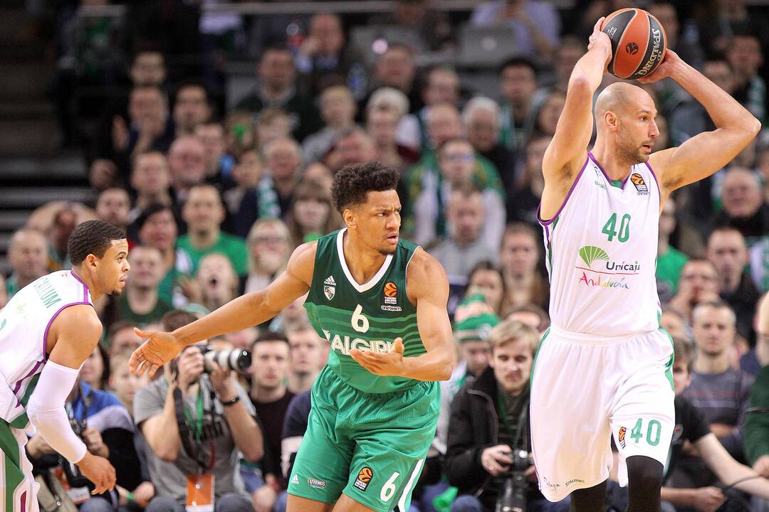 Eurolyga: „Žalgiris“ – „Unicaja“ 79:77