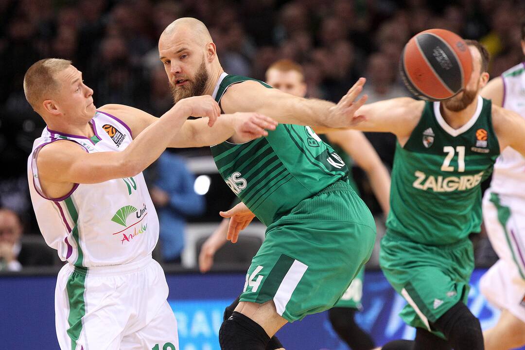 Eurolyga: „Žalgiris“ – „Unicaja“ 79:77