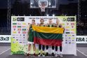 Vicečempionai: Lietuvos vyrų trijulių krepšinio komanda pirmą kartą iškovojo pasaulio čempionato medalius.